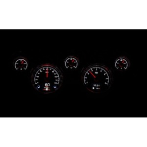 FORD MUSTANG 1967-1968 COMPTEUR DIGITALE DAKOTA - Dakota Digital HDX Direct-Fit Analog Gauge Systems DAK-HDX67FMUSK