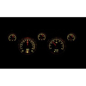 FORD MUSTANG 1967-1968 COMPTEUR DIGITALE DAKOTA - Dakota Digital HDX Direct-Fit Analog Gauge Systems DAK-HDX67FMUSK