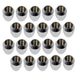 FORD MUSTANG 1964-1973 LOT DE 20 ECROUS DE ROUE CHROME 1/2 pouce x 20 13/16 DORMAN 711-265