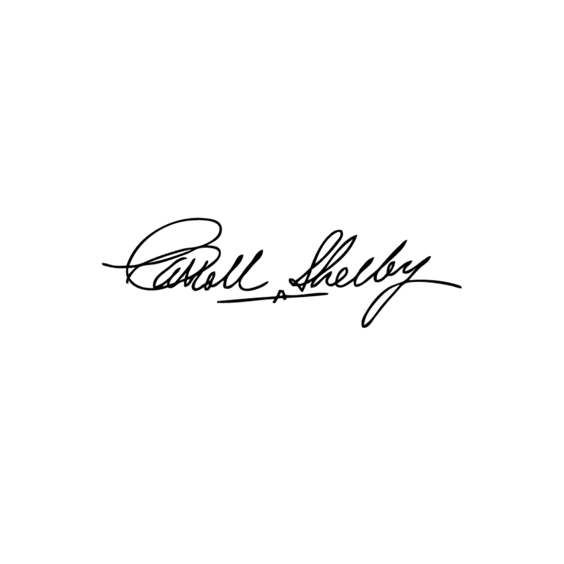 FORD COBRA SHELBY GT 350 500 GT500 GT350 AUTOCOLLANT SIGNATURE SHELBY 30CM X 9CM