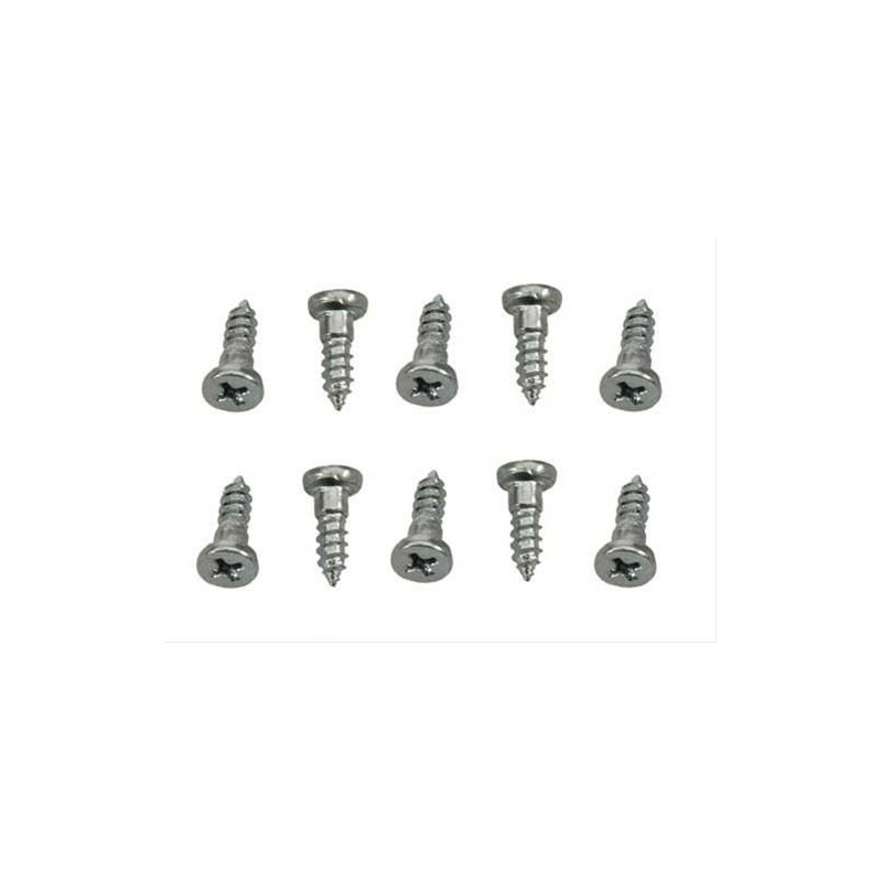 FORD MUSTANG 1966-1973 VIS AGRAFE CLIP DE MAINTIENT CHROME X10 Auto Metal Direct Body Molding Fasteners H-137