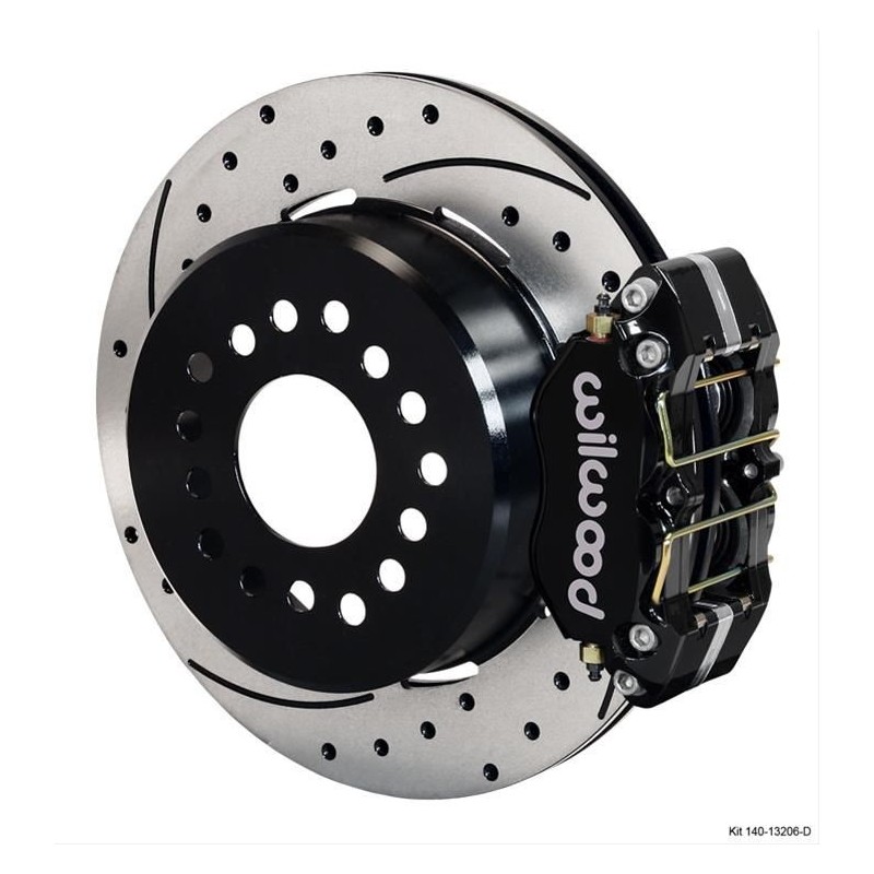 FORD MUSTANG 1965-1973 KIT FREINS DISQUE ARRIÈRE 4 PISTONS Wilwood DynaPro Dust-Boot Rear Parking Brake Kits 140-13206-D