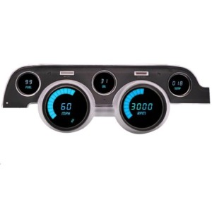 FORD MUSTANG 1967-1968 COMPTEUR DIGITALE Intellitronix LED Digital Direct-Fit Gauge Kits DP7002T