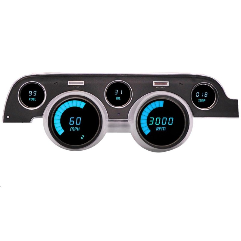 FORD MUSTANG 1967-1968 COMPTEUR DIGITALE Intellitronix LED Digital Direct-Fit Gauge Kits DP7002T