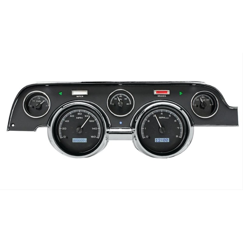 FORD MUSTANG 1967-1968 COMPTEUR DIGITALE Dakota Digital VHX Series Direct-Fit Analog Gauge Systems VHX-67F-MUS-K-W