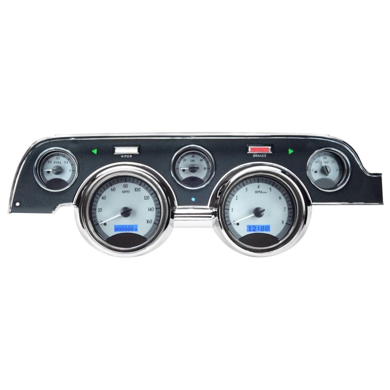 FORD MUSTANG 1967-1968 COMPTEUR DIGITALE Dakota Digital VHX Series Direct-Fit Analog Gauge Systems VHX-67F-MUS-S-B