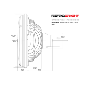 FORD MUSTANG 1965-1968 1970-1973 OPTIQUE LED Holley RetroBright Light - Modern White (5700K) LFRB155 vendu à l'unité