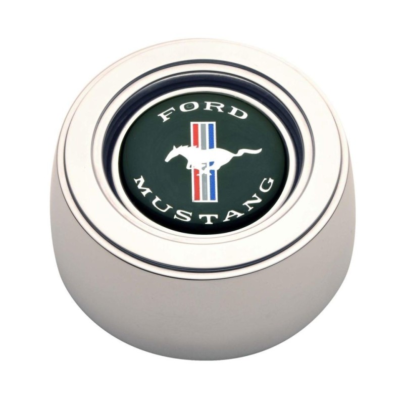 FORD MUSTANG 1967-1980 BOUTON KLAXON CHEVAL POUR VOLANT GT Performance GT-3 Hi-Rise Horn Buttons 11-1525