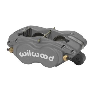 ETRIER DE FREINS A DISQUES AVANT ALUMINIUM FORGED 4 PISTONS GRIS DYNALITE M Brake Caliper gray WILWOOD 120-13551 (vendu a l’unit
