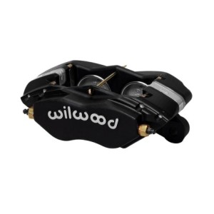 ETRIER DE FREINS A DISQUES AVANT ALUMINIUM FORGED 4 PISTONS NOIR DYNALITE M Brake Caliper black WILWOOD 120-13551-BK (vendu a l’