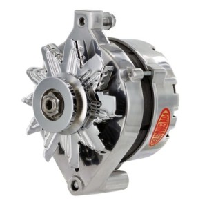 FORD MUSTANG 1965-1973 ALTERNATEUR CHROME 75 AMPERES Powermaster Retro Alternators 27078