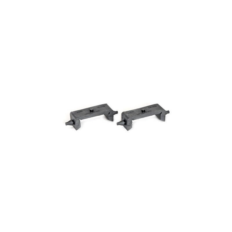 FORD MUSTANG 1967-1970 PAIRE TAMPONS SILENT BLOC ISOLANT POUR MONTAGE DE RADIATEUR 3 OU 4 RANG RANGEES CORE Radiator Mounting In