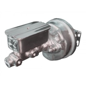 FORD MUSTANG 1964-1966 KIT SERVOFREIN BOOSTER MASTERVAC ASSITANCE DE FREINAGE A TAMBOUR TRANSMISSION MANUELLE ALUMINIUM Power Br