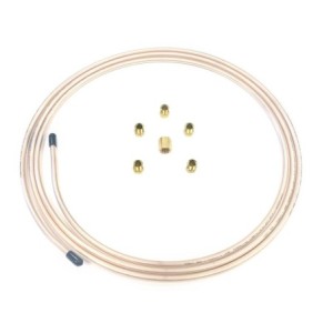 KIT CONDUITE DE FREIN AVEC RACCORDS CUIVRE-NICKEL 1/4 3 MÈTRES The Stop Shop Brake Tubing Kits BL8CN10F
