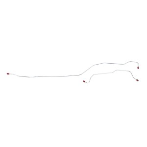 FORD MUSTANG 1964-1966 V8 TUBES LIGNE DE FREINAGE EN ACIER SUR PONT ARRIERE 8 OU 9 POUCES AVEC DOUBLE SYSTEME D ECHAPPEMENT Righ