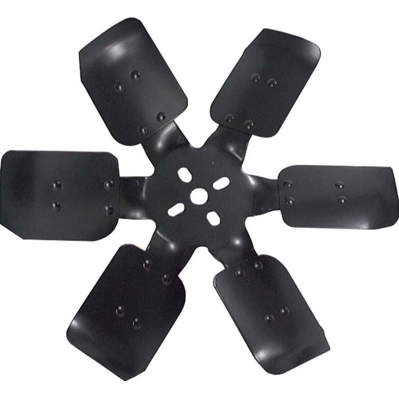 FORD MUSTANG 1964-1973 HELICES DE VENTILATEUR 6 PALES 17 POUCES FORT REFROIDISSEMENT blade extra cooling fan SELECTION SILVER