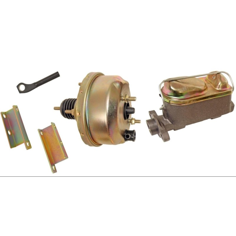 FORD MUSTANG 1964-1966 CONVERSION DE FREINAGE ASSISTE 7 POUCES SIMPLE DIAPHRAGME FREINS A DISQUES BOITE AUTOMATIQUE Power Brake
