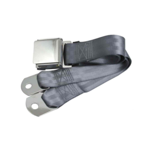 2PT Blue Lap Belt 75 Chrome Aviation Buckle W/Hardware RETROBELT 258-BLU-75-21