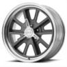 FORD MUSTANG 1964-1973 VN427 SHELBY ELEANOR LOOK HALIBRAND ALUMINIUM GRIS et POLI 17 X 9.5 Backspace 5.5 offset +6mm (entraxe 11