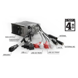 BASE SEULE MOTOR 4 body w/hd radio tuner & sirius xm ready RETROSOUND Motor 4HD