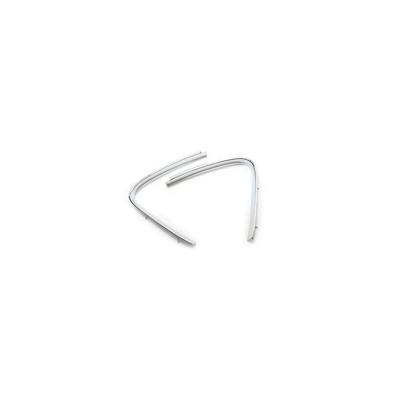 FORD MUSTANG 1969-1970 SPORTSROOF FASTBACK PAIRE DE CONTOURS DE VITRE Quarter Window Moldings Scott Drake C9ZZ-6329796-7I