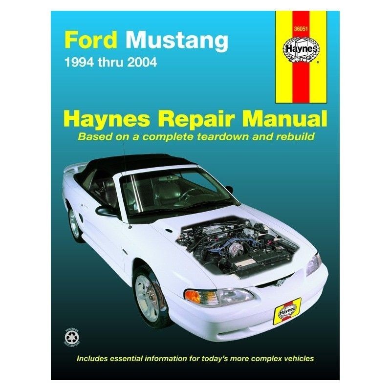 FORD MUSTANG 1994-2004 GUIDE REVUE TECHNIQUE ANGLAIS HAYNES REVUE N° 36051
