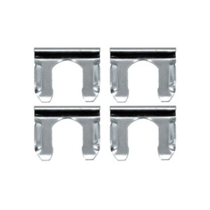 FORD MUSTANG 1964-1973 LOT DE 4 CLIPS POUR FLEXIBLE DE FREIN Brake hose clip SELECTION SILVER