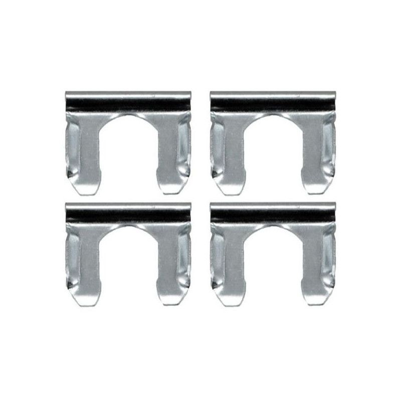 FORD MUSTANG 1964-1973 LOT DE 4 CLIPS POUR FLEXIBLE DE FREIN Brake hose clip SELECTION SILVER