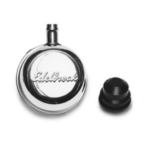 FORD MUSTANG 1964-1973 PUSH-ON BOUCHON HUILE CHROME oil caps black push on EDELBROCK 4410 (vendu a l'unité)