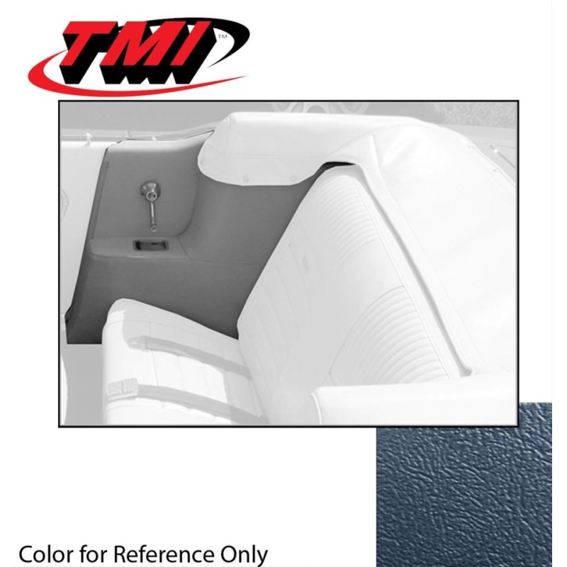 FORD MUSTANG 1964-1968 COUPE PAIRE D HABILLAGE DE PANNEAUX LATERAUX BLEU TMI Quarter Trim Upholstery BLUE 43-70915-2095
