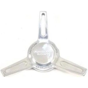 CACHE CAPS CENTRAL DE ROUE SPINER LOGO AMERICAN RACING TRIBAR Center Cap Spinner Aluminum Chrome