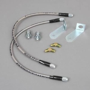 FORD MUSTANG 1970-1973 DURITE DE FREIN POUR DISQUE AVANT WILWOOD UNIQUEMENT Wilwood Brake Flexline Kits 220-9195 la paire