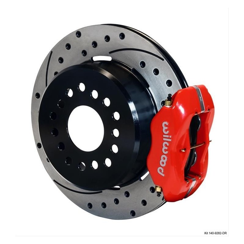 FORD MUSTANG 1965-1973 KIT DE CONVERSION FREINAGE A DISQUES ARRIERE RACING RAINURES PERCES POUR PONT 8 OU 9 POUCES SMALL FORD 3