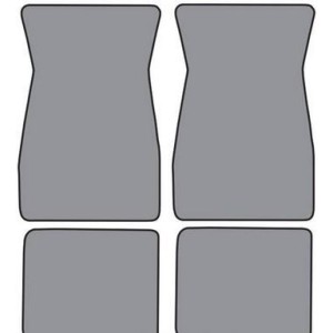 FORD MUSTANG 1964-1973 COUPE FASTBACK KIT SET DE TAPIS DE SOL TURQUOISE SANS LOGO Custom full size carpet floor mats aqua ACC 19