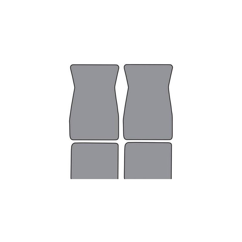 FORD MUSTANG 1964-1973 COUPE FASTBACK KIT SET DE TAPIS DE SOL TURQUOISE SANS LOGO Custom full size carpet floor mats aqua ACC 19