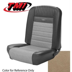 FORD MUSTANG 1965-1966 DELUXE CABRIOLET KIT HOUSSES DE SIEGES AVANT ET ARRIÈRE PARCHEMIN TMI Deluxe Pony Seat Upholstery 43-7112
