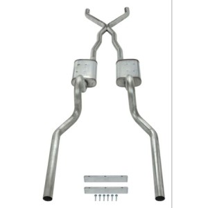FORD MUSTANG 1965-1970 CABRIOLET Ligne d'échappement inox Street Pro Pypes Exhaust SFM05S