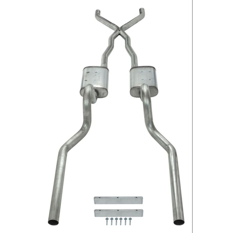 FORD MUSTANG 1965-1970 CABRIOLET Ligne d'échappement inox Street Pro Pypes Exhaust SFM05S