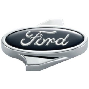 FORD MUSTANG 1965-1973 ECROU DE FILTRE A AIR EN CHROME LOGO BLEU Ford Performance Parts Air Cleaner Nuts 302-333