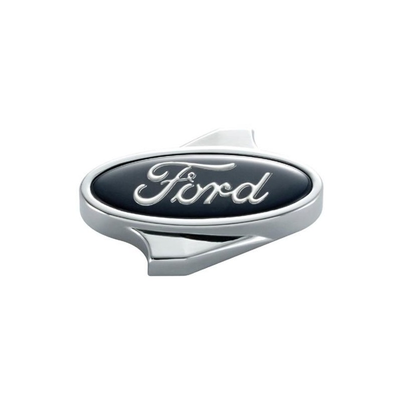 FORD MUSTANG 1965-1973 ECROU DE FILTRE A AIR EN CHROME LOGO BLEU Ford Performance Parts Air Cleaner Nuts 302-333