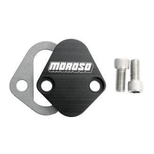 FORD MUSTANG 1964-1986 V8 260 289 302 351W 390 427 428 PLATINE EN ALUMINIUM DE SUPPRESSION DE POMPE A ESSENCE Moroso Fuel Pump B