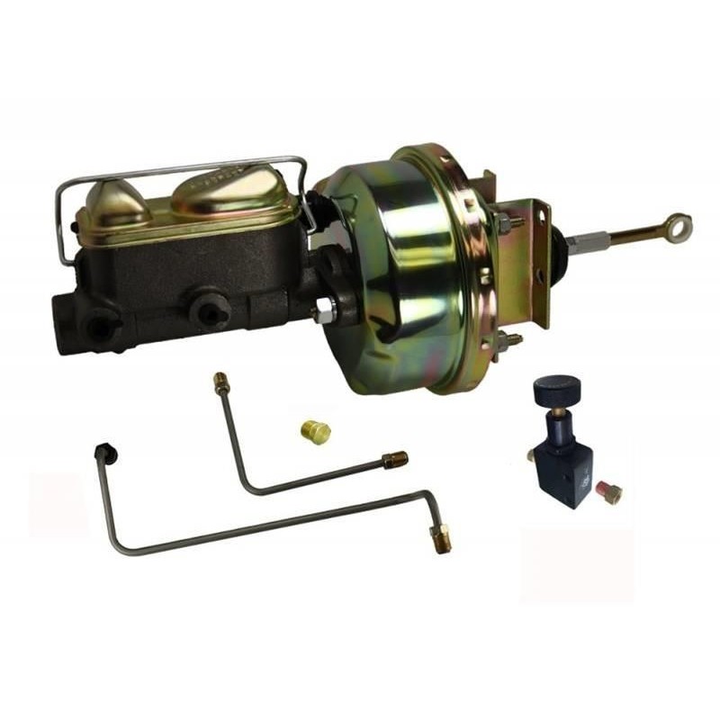 FORD MUSTANG 1964-1966 KIT MAITRE CYLINDRE ET ASSISTANCE AVEC LIMITEUR DE PRESSION LEED BRAKES Master Cylinder and Brake Booster