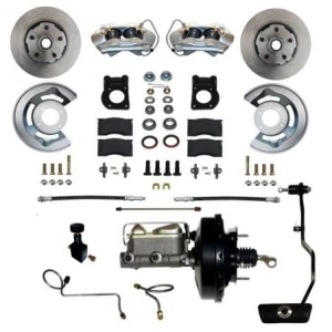 FORD MUSTANG 1967-1969 V8 289 302 351 KIT FREIN A DISQUES AVANT MODELE AVEC BOITE AUTOMATIQUE LEED BRAKES FC0002-3405A