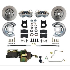 FORD MUSTANG 1964-1966 V8 260 289 KIT DE CONVERSION DE FREINAGE A DISQUES POUR BOITE MANUELLE LEED Brakes Front Disc Brake Conve