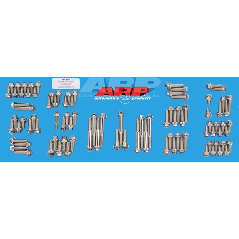 FORD MUSTANG 1967-1973 V8 BIG BLOCK FE 390 428 KIT VISSERIE MOTEUR EN INOX ARP Engine Bolt Kits 555-9602