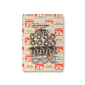 FORD MUSTANG 1964-1970 KIT 28 PIECES VIS DE FIXATION PARE CHOC DELUXE Bumper bolt kit deluxe 28 piece kit deluxe SCOTT DRAKE C5Z
