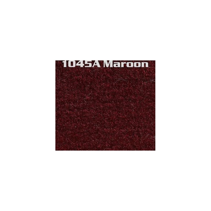 FORD MUSTANG 1964-1973 COUPE FASTBACK CABRIOLET KIT SET DE TAPIS DE SOL bordeaux AVEC LOGO PONEY ARGENTE Custom full size carpet