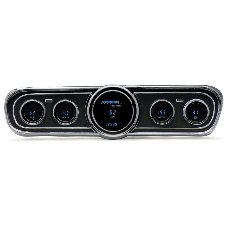FORD MUSTANG 1965-1966 COMPTEUR DIGITAL COMPLET PRET A INSTALLER Dakota Digital Direct-Fit Gauge Kits VFD3-65M-Z
