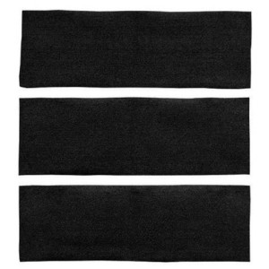 FORD MUSTANG 1969-1970 SPORTSROOF FASTBACK MOQUETTE DE BANQUETTE RABATTABLE NOIR EN NYLON OER Authorized Molded Carpet Kits A404
