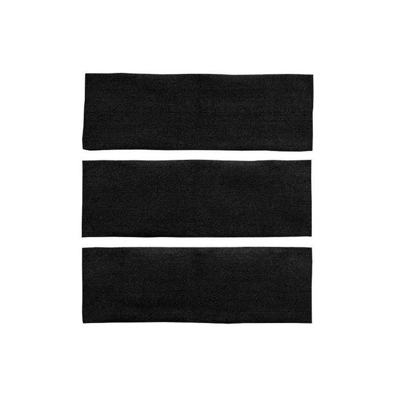 FORD MUSTANG 1969-1970 SPORTSROOF FASTBACK MOQUETTE DE BANQUETTE RABATTABLE NOIR EN NYLON OER Authorized Molded Carpet Kits A404